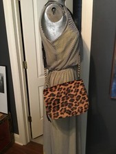 Bolsa tiracolo Arezzo couro cabelo de bezerro leopardo comprar usado  Enviando para Brazil