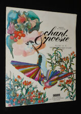 Chant poésie livret d'occasion  France