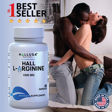 Usado, Hall L - Arginina 1500 mg - Suplemento de aminoácidos - Pré-treino - 60 cápsulas comprar usado  Enviando para Brazil