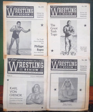 Wrestling programmes 1960 for sale  BURY ST. EDMUNDS