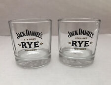 Conjunto de 2 copos de uísque de centeio reto JACK DANIELS transparente em relevo comprar usado  Enviando para Brazil