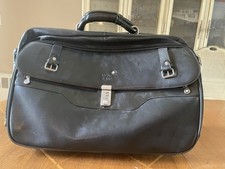 Montblanc Couro Preto Multiuso Rolamento de Bagagem com Fechadura Combo comprar usado  Enviando para Brazil