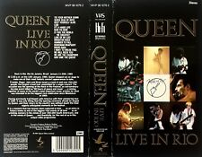 Queen ‘Live In Rio’ (1986) VHS Cover Slip Art, usado comprar usado  Enviando para Brazil
