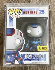 Funko Pop! Marvel Iron Man 3: Iron Patriot #25 Metallic Hot Topic Exclusivo 2013 comprar usado  Enviando para Brazil
