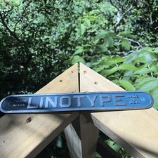 Rare vintage linotype for sale  Jaffrey