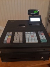 Caixa registradora eletrônica Sharp XE-A23S impressão térmica funcionando com rolos de papel comprar usado  Enviando para Brazil