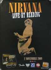 NIRVANA LIVE AT READING - KURT COBAIN - RARO PÔSTER FRANCÊS GRANDE ORIGINAL ENROLADO comprar usado  Enviando para Brazil