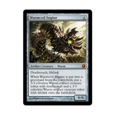 WOTC MtG Scars of Mirrodin Wurmcoil Engine (R) (Foil) EX comprar usado  Enviando para Brazil