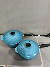 Creuset saucepan teal for sale  NOTTINGHAM