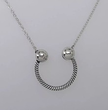 Pingente de prata 925 Pandora componente de colar ferradura 392747C00-45 NOVO comprar usado  Enviando para Brazil