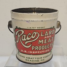 Vintage raco lard for sale  Montoursville