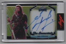 2025 Leaf Pop Century Mel Gibson Braveheart The Immortals no cartão autografado 31/100! comprar usado  Enviando para Brazil