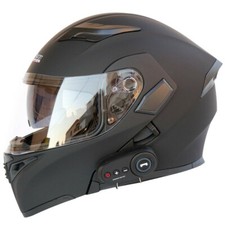 Novo Fone de Ouvido de Motocicleta DOT Capacete Bluetooth Modular Viseira Dupla Flip Up Face Completa comprar usado  Enviando para Brazil