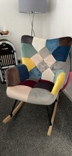 Patchwork rocking chair for sale  GLOSSOP