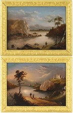River landscapes antique for sale  NOTTINGHAM