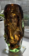 Glass vase jan for sale  CAMBERLEY