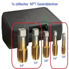 Npt gewindebohrer zöllisch gebraucht kaufen  Reutlingen