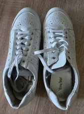 Sneaker schnürschuhe weiß gebraucht kaufen  Fraureuth