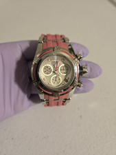 Relógio feminino Invicta Reserve Bolt Zues pulseira de borracha rosa NECESSIDADES NÃO TESTADAS bateria comprar usado  Enviando para Brazil
