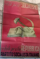 Poster manifesto partito usato  Putignano
