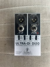 Caixa/divisor Behringer Ultra-DI D120 profissional ativo 2 canais faça você mesmo comprar usado  Enviando para Brazil