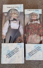Two porcelain dolls for sale  LEEK