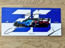Używany, Alpine WEC 2024 hand signed card na sprzedaż  PL