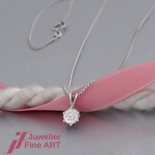 Collier kette solitär gebraucht kaufen  Moers