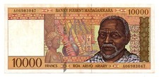 Madagascar banconota da usato  Vittorio Veneto
