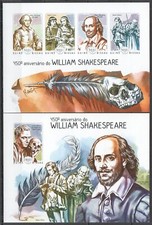 DZ0133! IMPERF 2014 GUINÉ-BISSAU SHAKESPEARE ROMEO & JULIET #7311-4+BL1281 MNH comprar usado  Enviando para Brazil