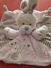 Doudou lapin rose d'occasion  Bully-les-Mines