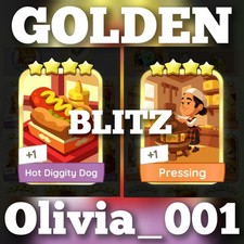 Saskatoon Pie & Perfect Piece :- Adesivos Golden Blitz :- Adesivos Mono_Poly_Go comprar usado  Enviando para Brazil