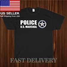 NOVA POLÍCIA EUA Camiseta logotipo força militar federal marechal dos EUA engraçada tamanho P-5XL comprar usado  Enviando para Brazil
