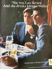 Johnnie Walker Scotch, anúncio impresso vintage página inteira comprar usado  Enviando para Brazil