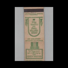 Matchbook cover green for sale  Raymond