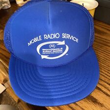 boné boné trucker vintage Motorola FM 2 vias rádio K produtos encaixe traseiro comprar usado  Enviando para Brazil