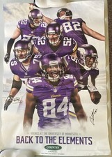 Pôster Minnesota Vikings na Universidade de Minnesota 2014 comprar usado  Enviando para Brazil
