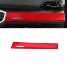 Usado, Para Audi Q3 2019-2022 console central de carro vermelho brilhante painel acabamento tira comprar usado  Enviando para Brazil