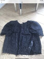 Zara black textured for sale  DONCASTER