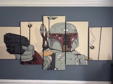 Boba fett framed for sale  Roselle