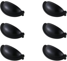 Barra de copo preta fosca interna moderna decorativa Claude 2-3/4" centro a centro comprar usado  Enviando para Brazil