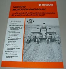 Prospekt howard monosem usato  Spedire a Italy