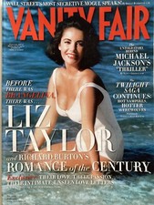 ELIZABETH TAYLOR July 2010 VANITY FAIR Magazine MICHAEL JACKSON / "TWILIGHT", usado comprar usado  Enviando para Brazil