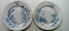 Assiettes plates faïence d'occasion  Saint-Ours