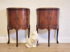 Pair demilune marble for sale  Brooksville