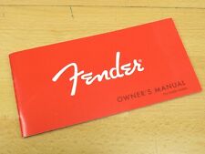 Fender Stratocaster Telecaster Manual De Guitarra acessório Usa Fender Tag caso Candy comprar usado  Enviando para Brazil
