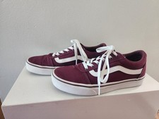 Tênis VANS Old School cano baixo Wm's tamanho 8 Borgonha marrom/branco 500714 lona, usado comprar usado Tênis VANS Old School cano baixo Wm's tamanho 8 Borgonha marrom/branco 500714 lona, usado comprar usado  Enviando para Brazil