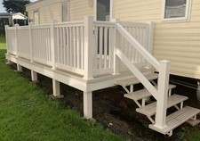 Static caravan decking for sale  LYME REGIS