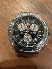 Usado, Tag Heuer CAC111B.BA0850 Relógio Masculino Indy 500 Fórmula 1 Cronógrafo Preto Prata comprar usado  Enviando para Brazil