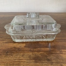 Vintage glass butter for sale  SKEGNESS